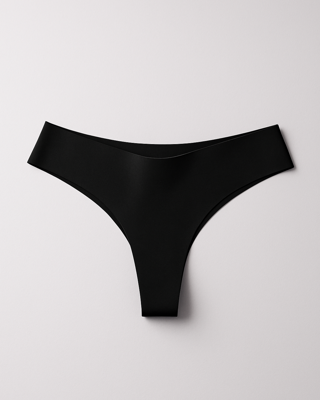 Seamless Tanga Schwarz (2Stk.)