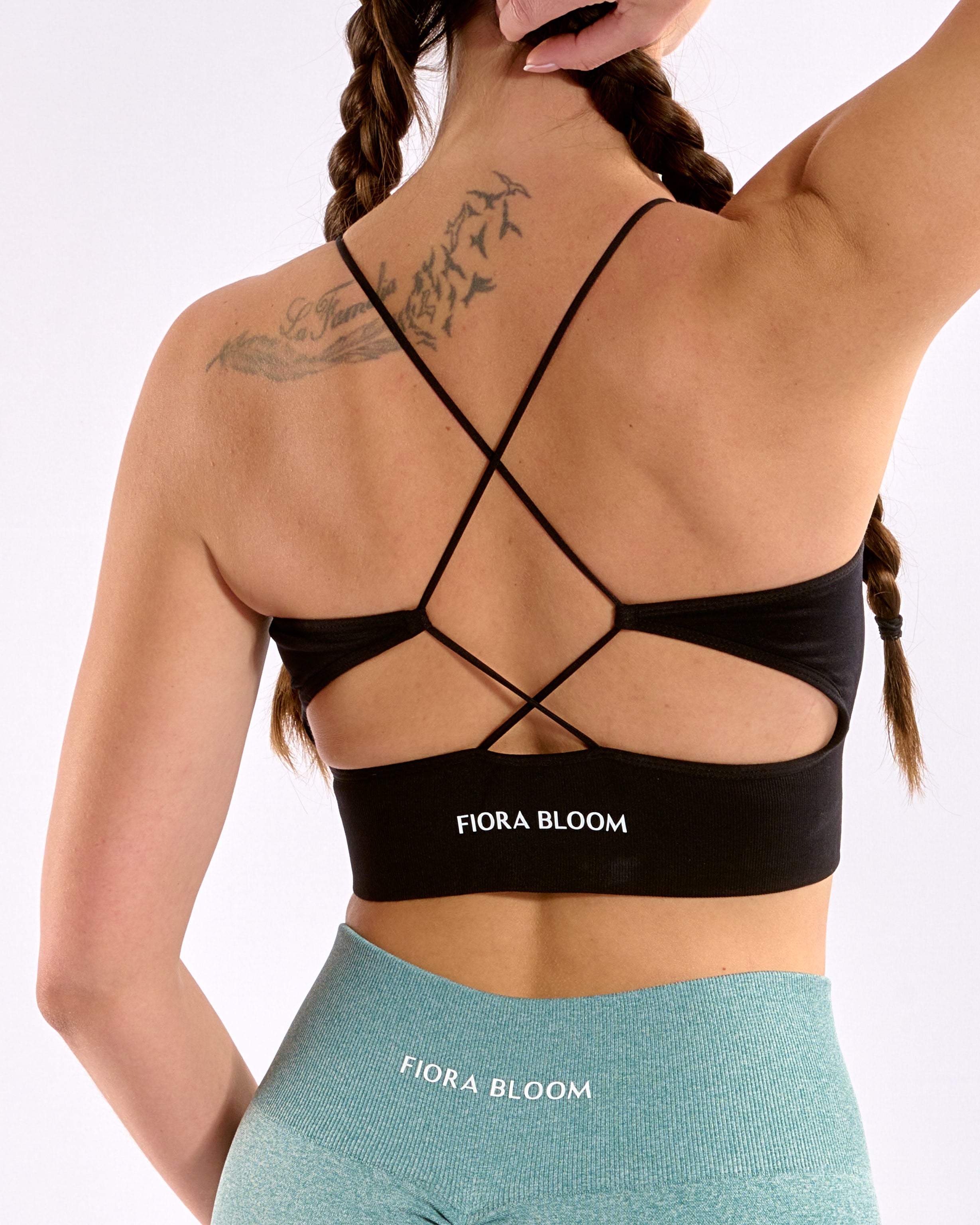 Backless Crossback Top Black