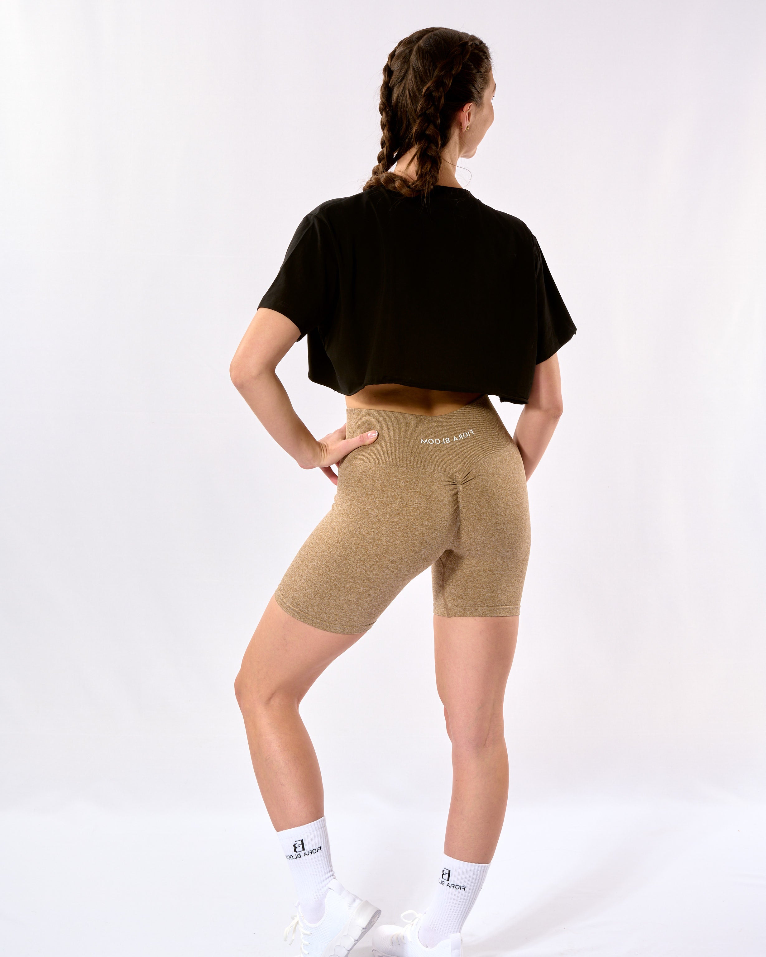 Seamless Crop Top Black