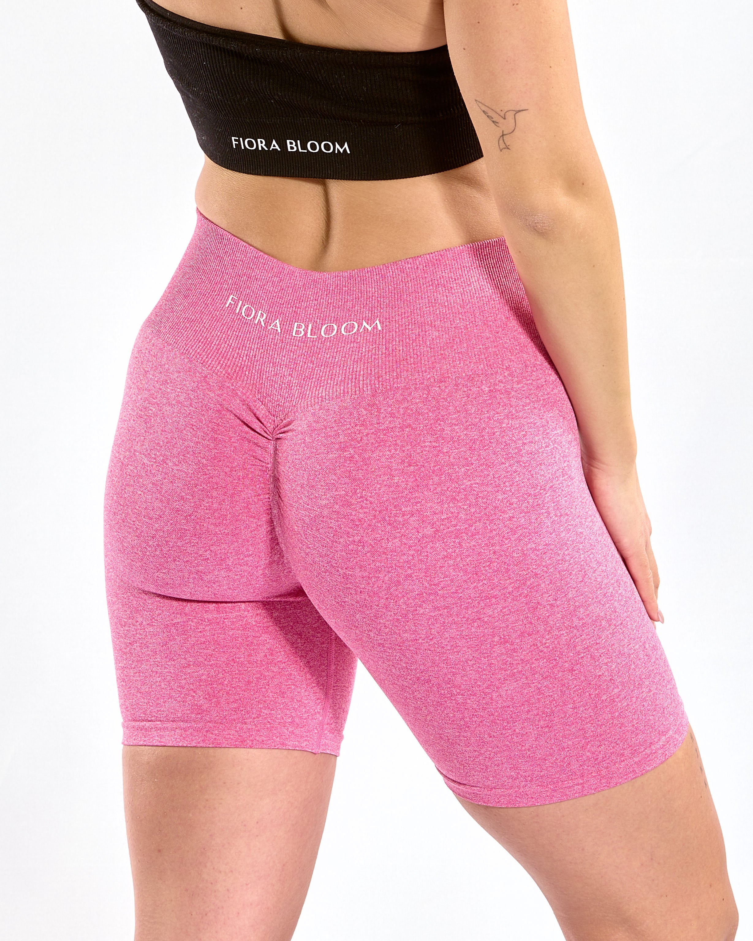 Seamless Scrunch Shorts Pink