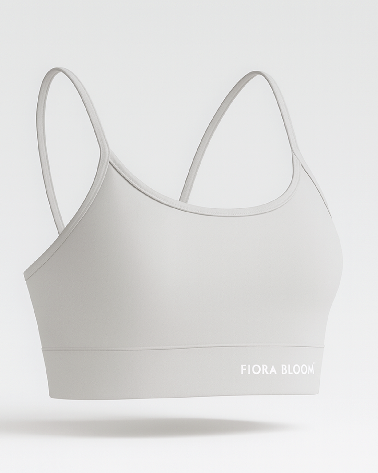 Seamless Crossback Top Grau
