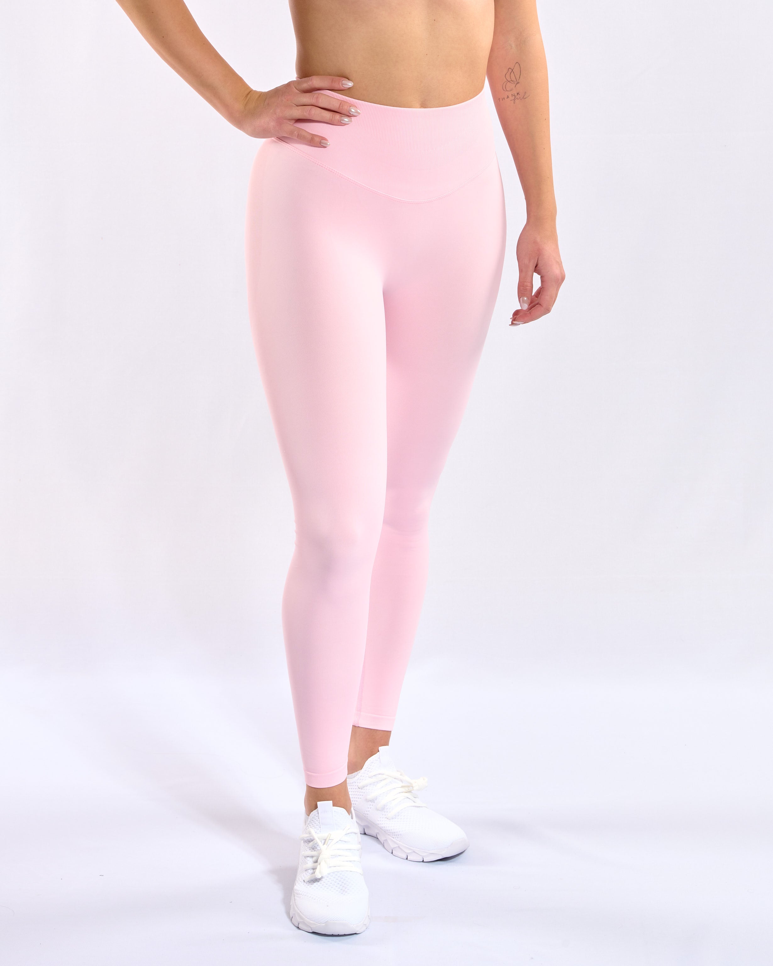 V-Curve High-Waist Leggings Rosa