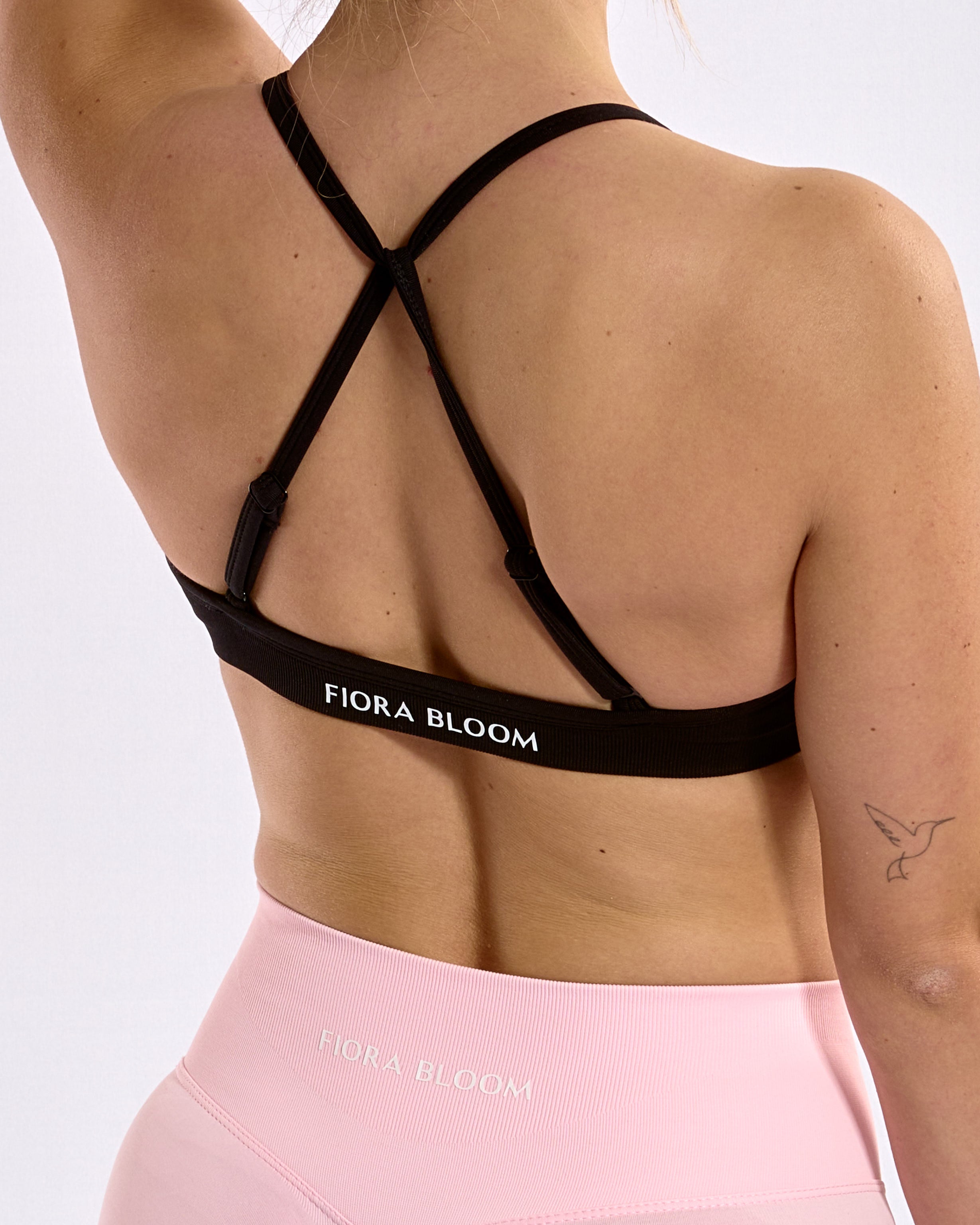 Adjustable Crossback Top Black
