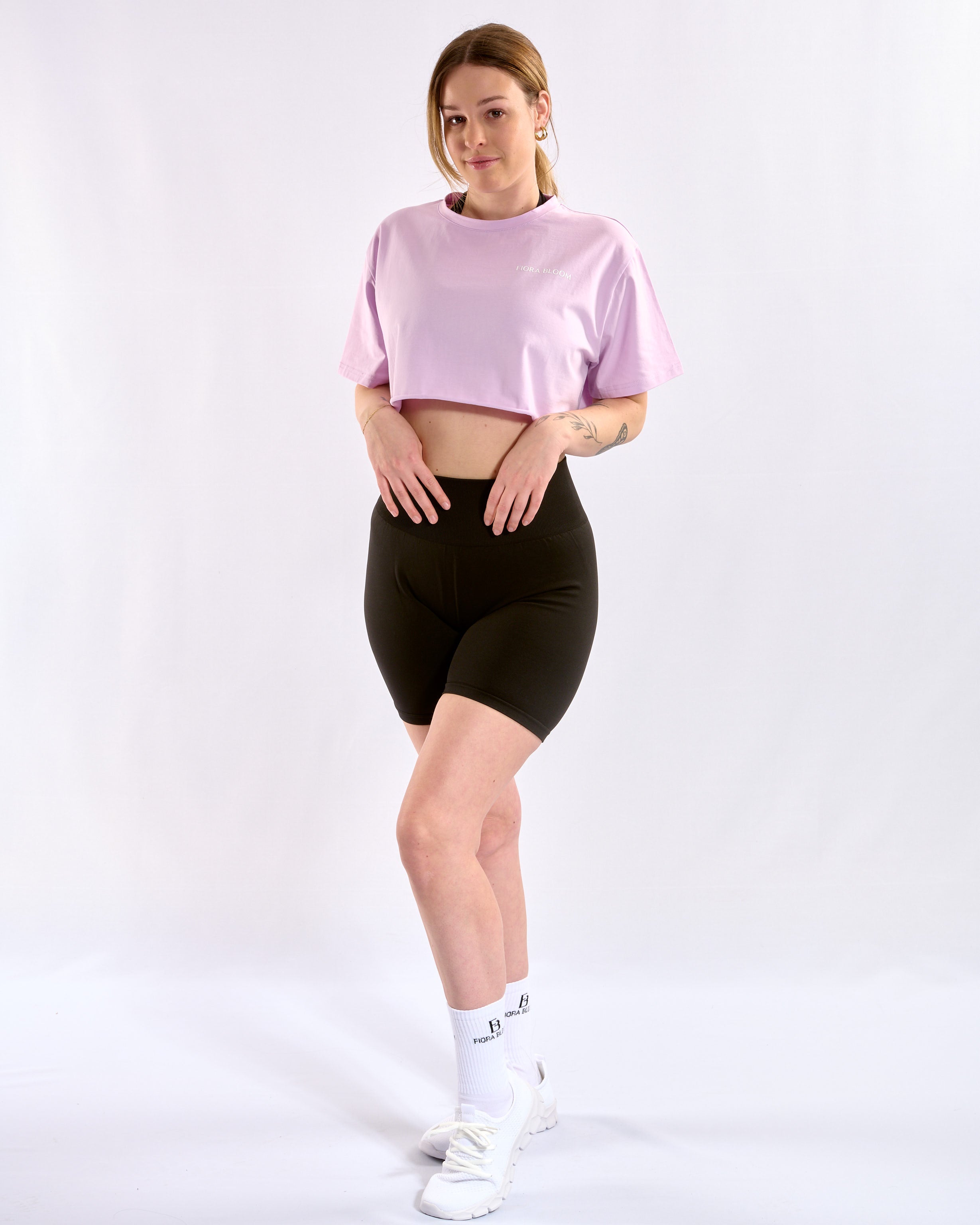 Seamless Crop Top Lila