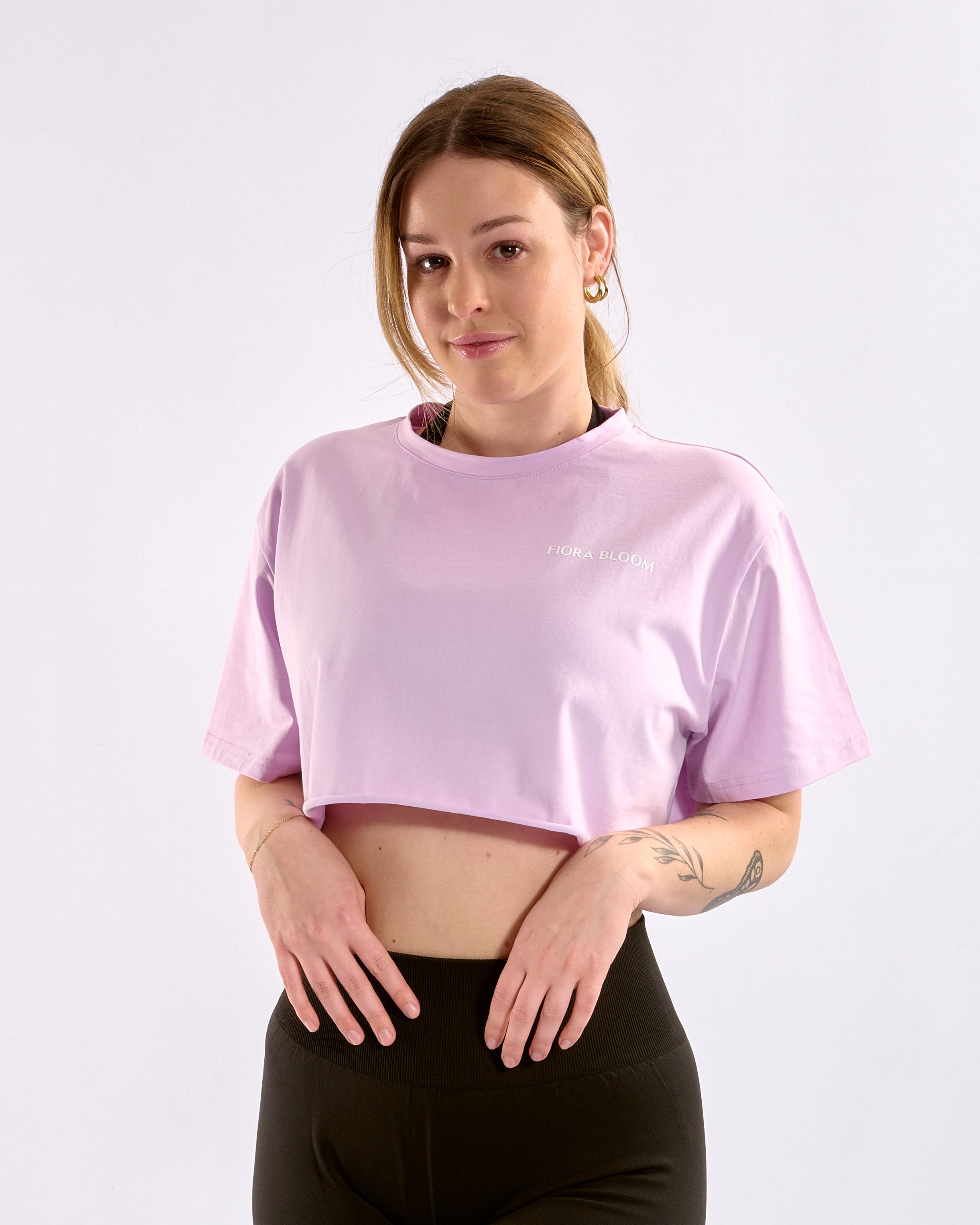 Seamless Crop Top Lila
