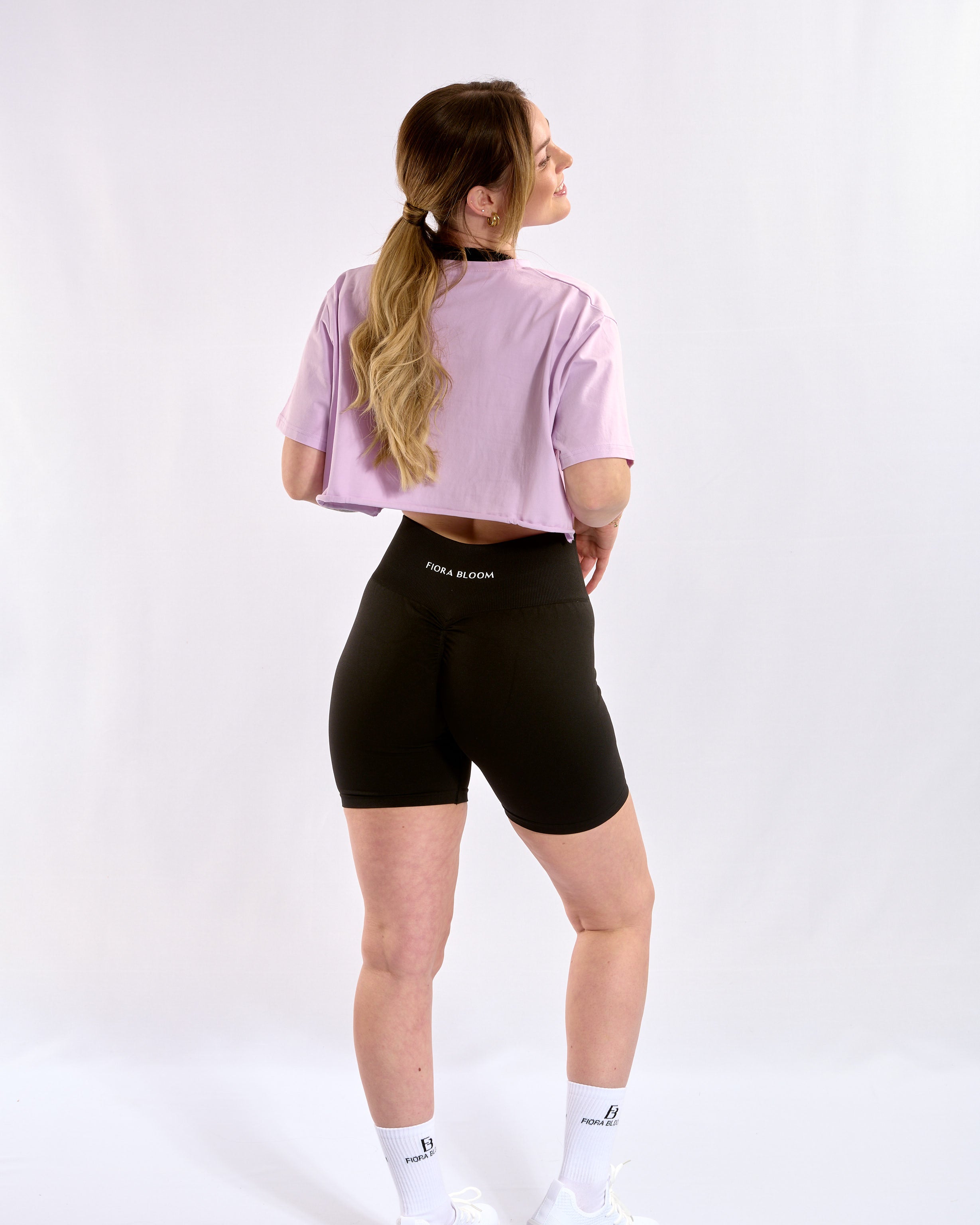 Seamless Crop Top Lila