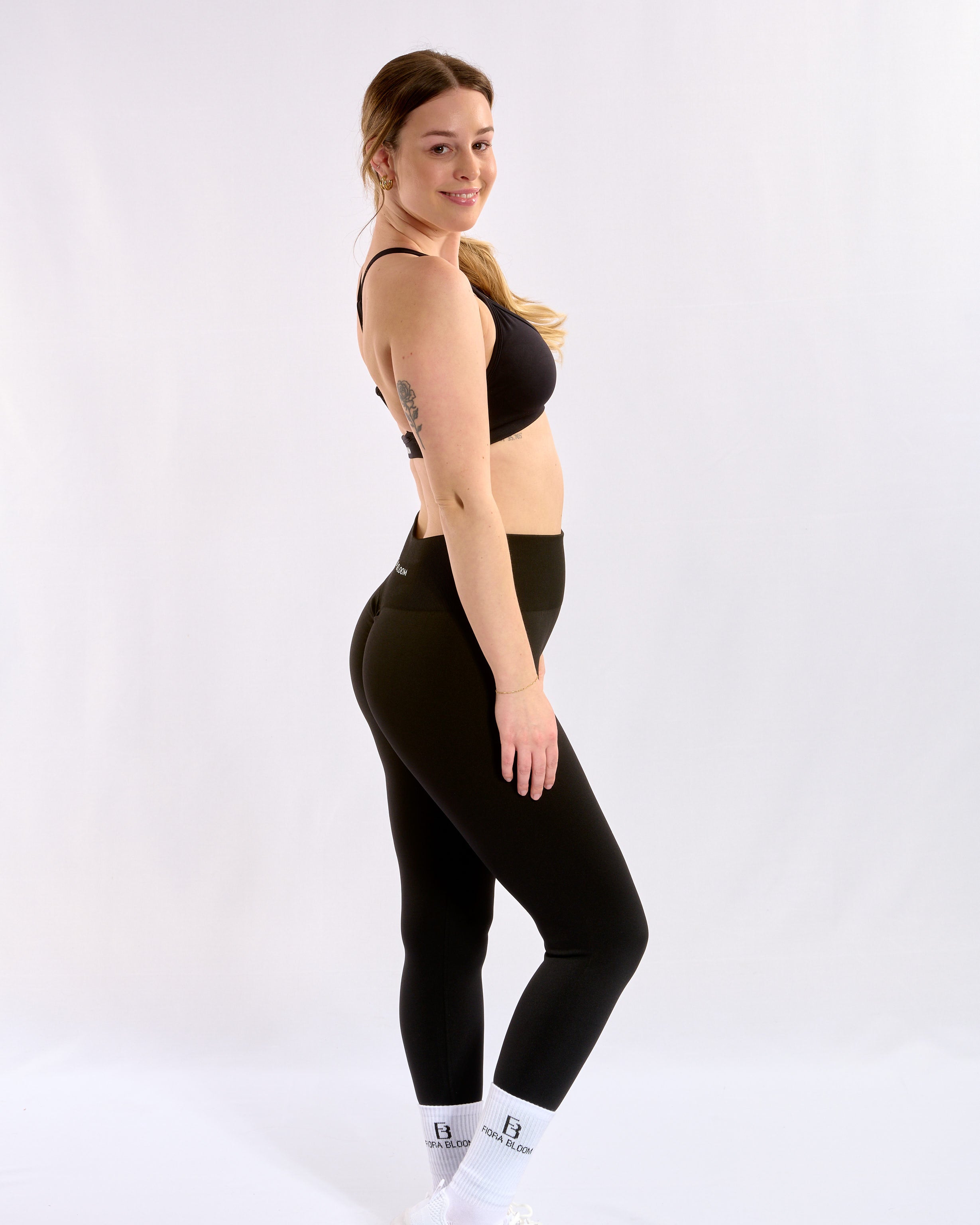Timeless Scrunch Leggings Schwarz