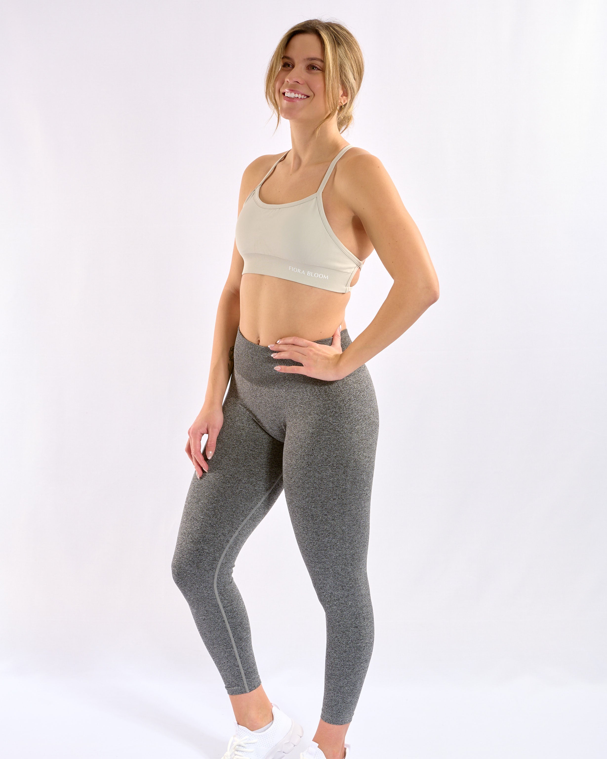Timeless Scrunch Leggings Grau