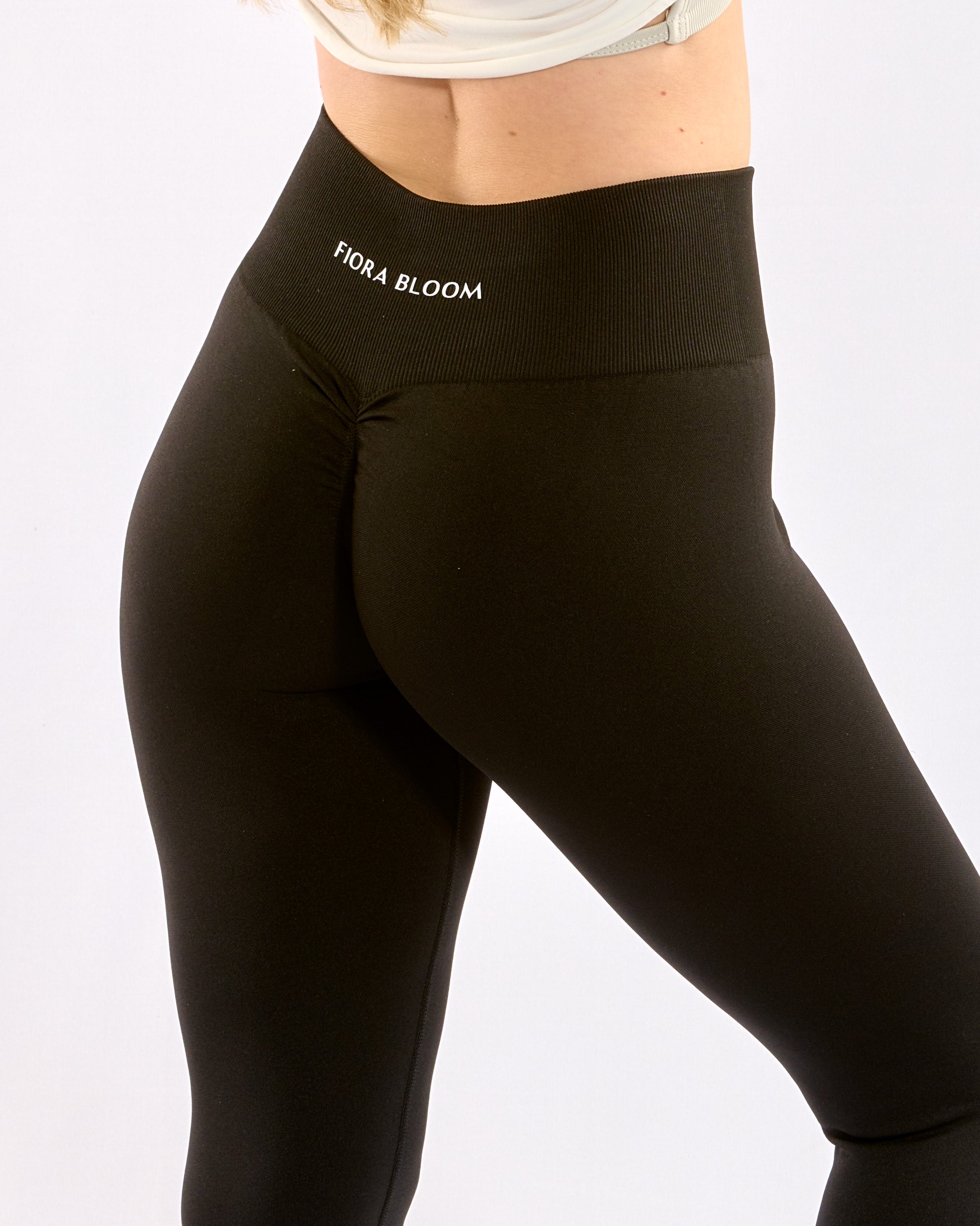 Timeless Scrunch Leggings Schwarz