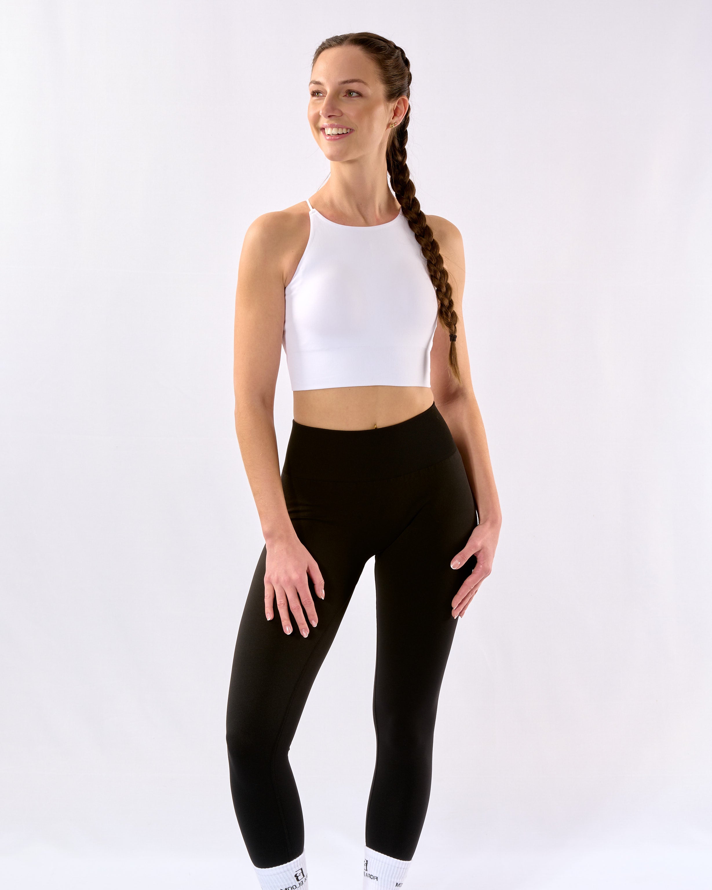 Backless Crossback Top Weiss