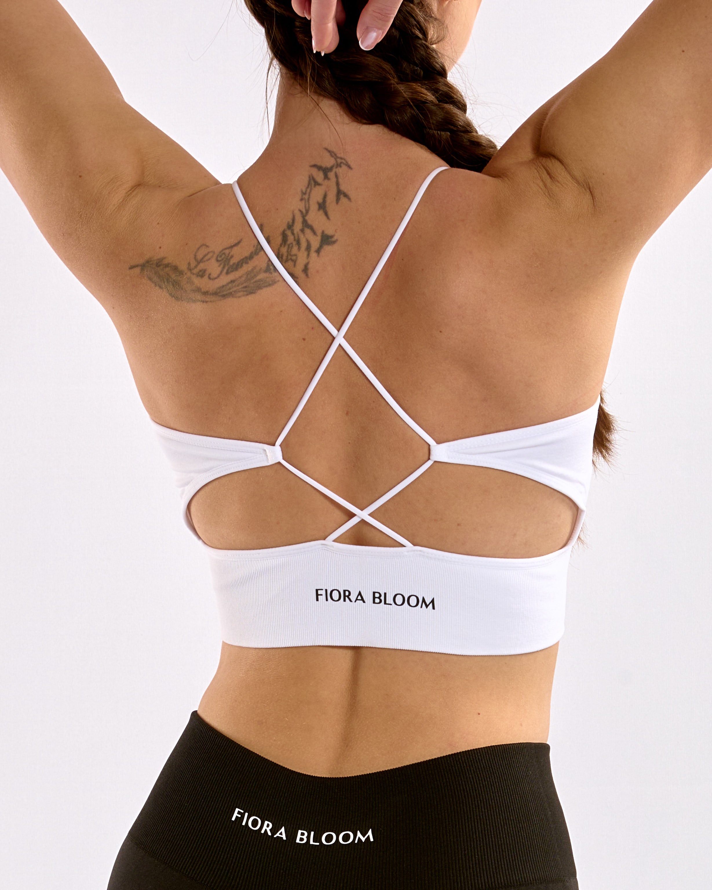 Backless Crossback Top Weiss